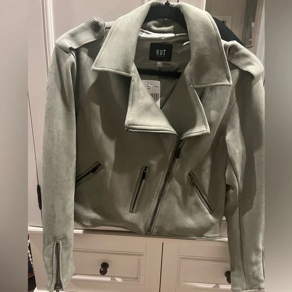 Jackie Kut from the Kloth Sage Faux Suede Moto Jacket - Picture 7 of 7